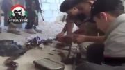 سوریه وهابی ها مشغول کارند . قابل توجه خمپاره
