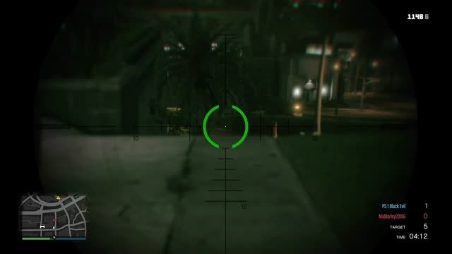 یکی از Snipe های من در GTA ONLINE در Xbox One