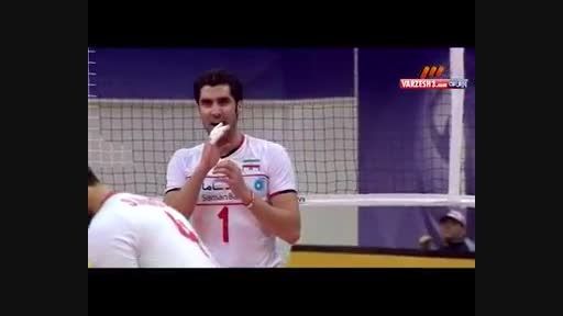 بازی اول والیبال ایران-روسیه