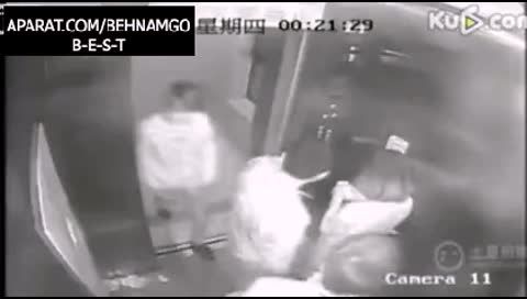 دزدی وحشیانه از دختر جوان در آسانسور..!