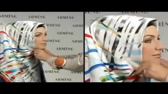 فیلم آموزشی نحوه بستن روسری (قسمت اول )