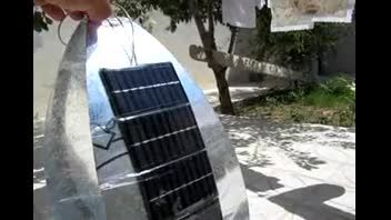 مولد برق ترکیبی : بادی - خورشیدی