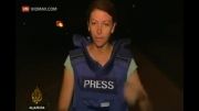 ترسیدن خفن گزارشگر خانم شبکه پرس تی وی!...