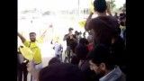 شادی هواداران نفت مسجدسلیمان در  بازی با الوند همدانبا توشمال