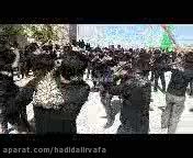 زنجیر زنی داخل مسجد امام رضای کبودان