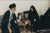 دیدار امام خامنه ای با خانواده شهید رضائی نژاد