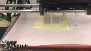 پیتزای چاپ شده توسط چاپگرهای سه بعدی