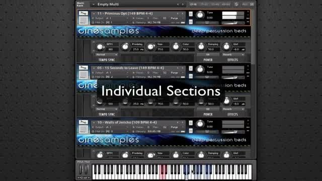 CineSamples Deep Percussion Beds