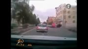 تعقیب و گریز با خودرو پلیس در تهران‬