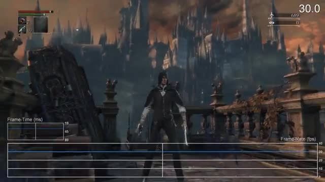 2***Bloodborne PS4 Gameplay Frame-Rate Test