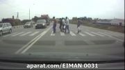 تصادف وحشتناک کامیون با آدم در روسیه