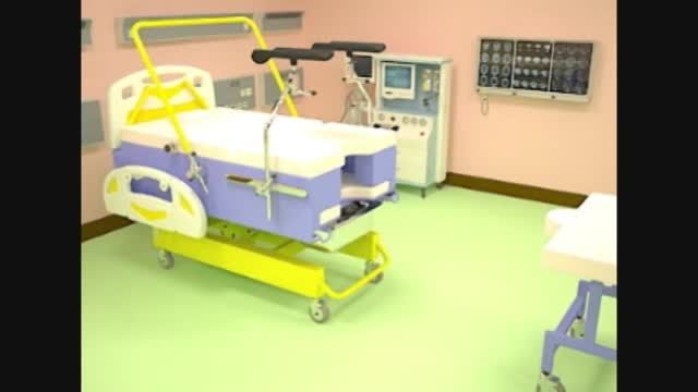 انیمیشن تخت بیمارستانی