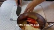 طرز تهیه کاپ کیک پای سیب به شکل گل رز