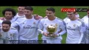 حواشی فوتبال؛ رونالدو همراه با توپ طلا در سانتیاگو برنابئو