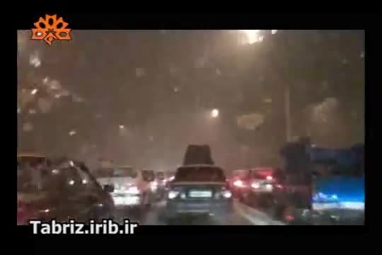 برف زیبای زمستان تبریز Tabriz Qar