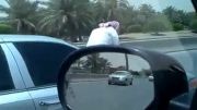 رفتار محشر یک راننده سعودی!