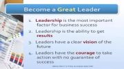 How to Become a Leader‬