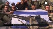 استراحت سربازان اسرائیلی بعد از آتش بس سه روزه