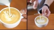 کارهای جالب و تزیینات روی قهوه با شیر