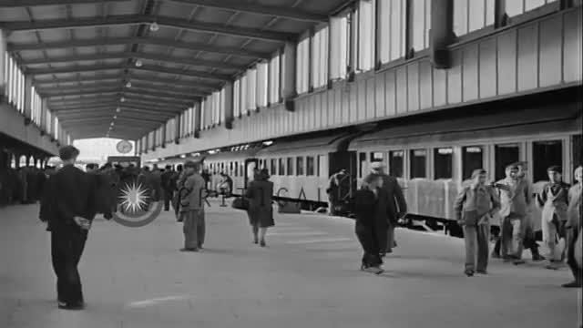 ایستگاه راه آهن تهران در سال ۱۹۴۴