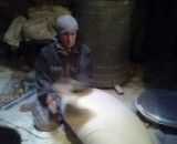 خیلی جالب.پختن نان 1 متری به صورت سنتی در شهرستان اشنویه روستای بابخالد آباد
