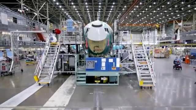 مراحل ساخت هواپیمای بوئینگ 737