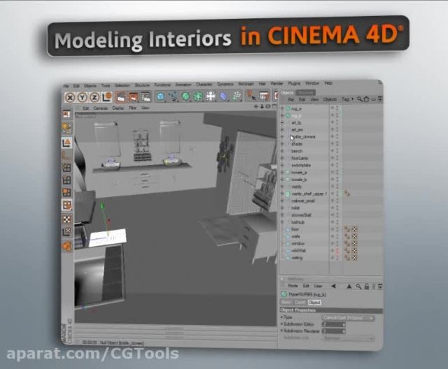 Modeling Interiors in CINEMA 4D