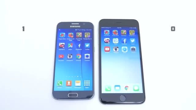 تست سرعت کامل Galaxy S6 vs iPhone 6/6 Plus