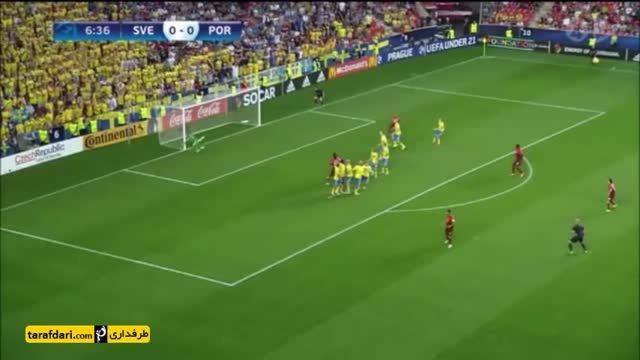 خلاصه بازی سوئد 0 (4)- (3) 0 پرتغال