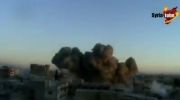 حمله موشکی به مقر تروریست ها در سوریه .