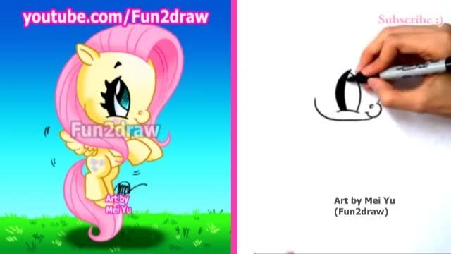 drawing my little pony_fluttershy