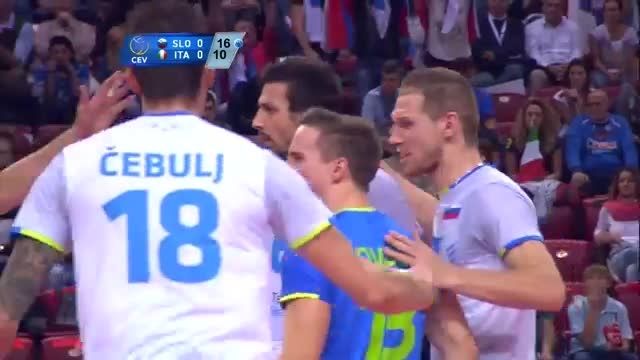 اسلوونی 3 - ایتالیا 1 | قهرمانی والیبال اروپا ۲۰۱۵