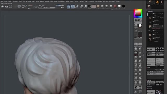 Zbrush Sculpting - Hair Sculpting Tyrion