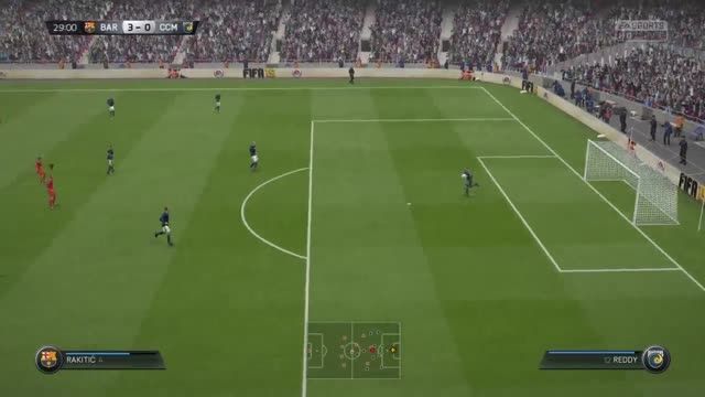 گل زیبا مسی در FIFA 15 با بازی خودم
