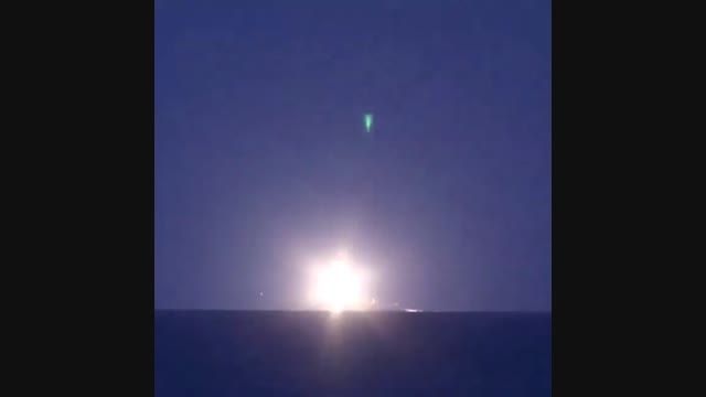 شلیک موشک کلاب روسیه از دریای مازندران