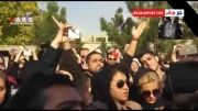 تجمع طرفداران مرتضی پاشایی جلوی بیمارستان بهمن