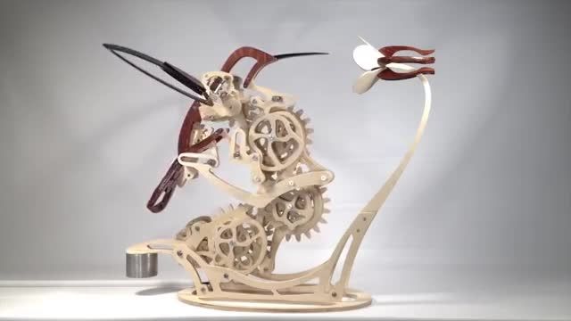 Colibri: an organic motion sculpture