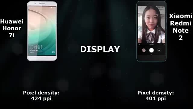 Huawei Honor 7i vs Xiaomi Redmi Note 2
