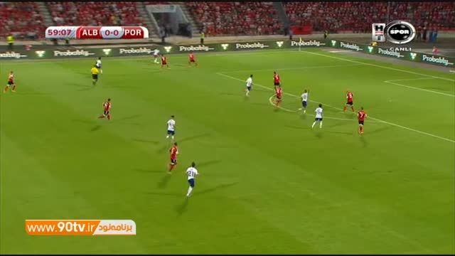 خلاصه بازی: آلبانی ۰-۱ پرتغال
