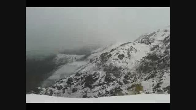 حریر برف در ارتفاعات تهران + فیلم