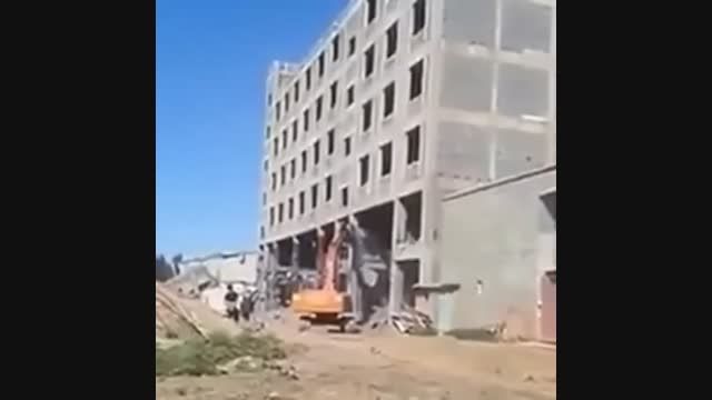 فاجعه در تخریب نادرست ساختمان