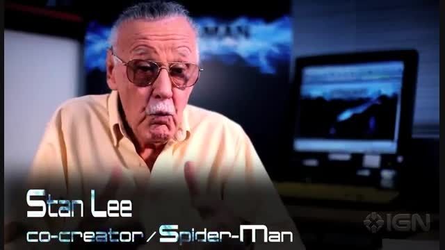 استن لی در بازی spider-man edge of time