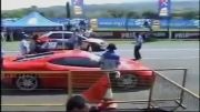 Ferrari 348 vs Mitsubishi Lancer Evo X Drag Racing