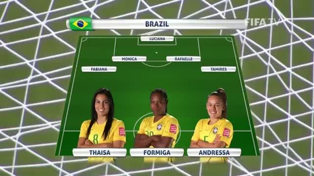 ترکیب : برزیل VS اسپانیا (جام جهانی زنان 2015 کانادا)