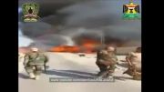 آتش زدن مقر داعشی ها توسط ارتش عراق