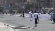 اصبابت گلوله به معترض مصری در تظاهرات