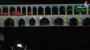 نور پردازی سه بعدی بر روی پل خواجو (هفته دفاع مقدس)