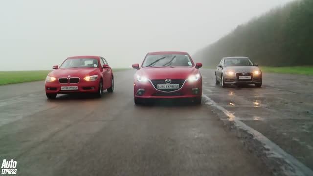 مقایسه Mazda 3، Audio A3 و BMW1