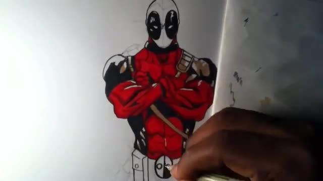 Drawing Deadpool, Marvel comics