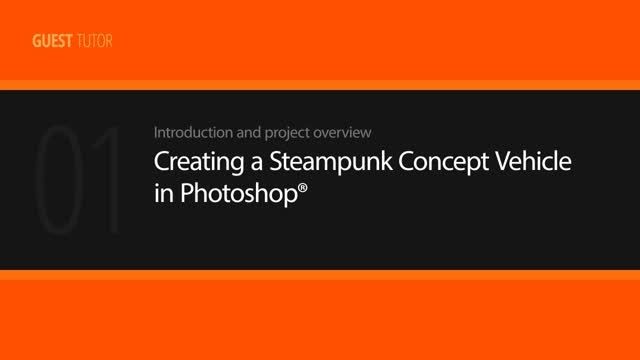 Creating a Steampunk Concept Vehicle in Photoshop